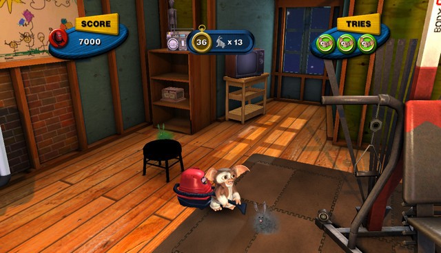 Captura de pantalla del jueglo Gremlins Gizmo para Nintendo Wii
