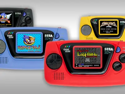 Los cuatro modelos y colores de la Sega Game Gear Micro