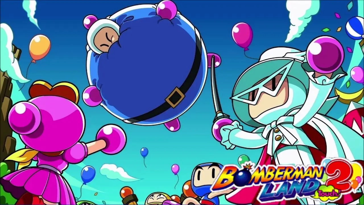 Imagen promocional de Bomberman Land Touch 2 de Nintendo DS